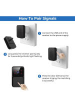 Campana De Puerta Con Visión Nocturna HD Y Seguridad Inteligente WiFi Baja Potencia Intercomunicador Recargable 1 Clic Para El Hogar - details 10