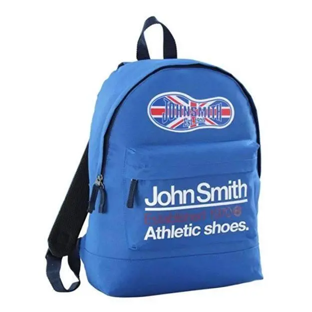 John Smith Mochila Casual Azul Real Amplio Espacio 42X31X13 - 1