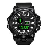 Reloj Deportivo Digital Para Hombre YIKAZE Reloj Militar Multifuncional Resistente Al Choque Con Pantalla LED Y Luz Trasera Regalo Para Niños - details 14