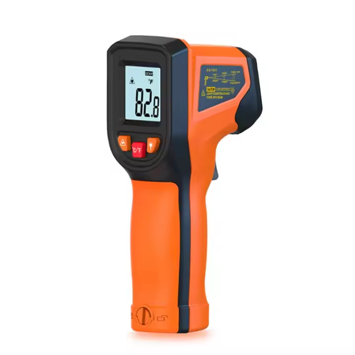 Termómetro Infrarrojo Digital No Contacto Láser Medidor De Temperatura Higrómetro Imager Sensor IR Termómetro -50~600°C - 1