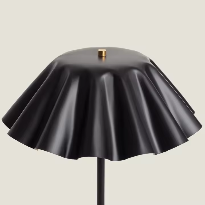 Ledkia Lámpara de Mesa Metal Nallur Negro - 1