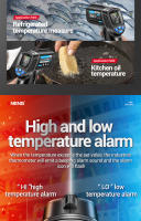 ANENG TH104 Gun Termómetro Infrarrojo Portátil -50~550℃ Con Sensor De Láser Y Pantalla VA Medidor De Temperatura Térmico Imagen Térmica Herramienta Pyrometer - details 5