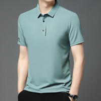 Camisa Polo Para Hombre Verano 2024 Casual Color Sólido Manga Corta Cómoda Y Fresca Moda Casual Antigüedad: Nueva - details 9