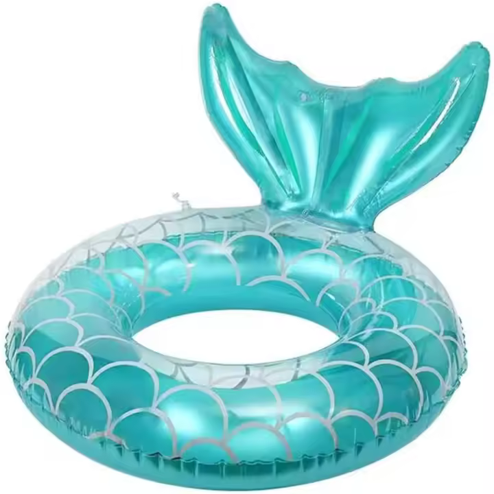 Flotador de Piscina para Niños Decoración de Sirena Diversión de Verano en el Agua Juguete de Fruta - 1