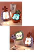 Lámpara De Noche LED Violín Cargable Por USB Luz RGB Para Dormitorio Iluminación De Mesa De La Cama Adecuada Para Alimentación Nocturna - details 11