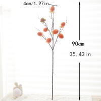 Modelo De Fruta De Persimón Artificial Decoración Para Fotografía Boda Casa Regalo Navidad Halloween Agradecimiento DIY Plantas Falsas - details 4