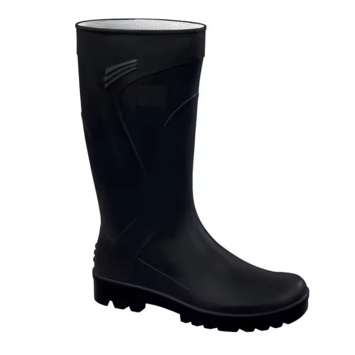 Bota  pvc caña alta negra talla 39-46 t/calzado numero 39 - 1