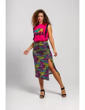 Camiseta Lolina con flecos Atípica - 1