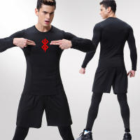 Camiseta De Compresión Gráfica Para Hombres Camiseta Deportiva Secado Rápido Guardia Contra Arrugas Camiseta De Base Para Gimnasio Y Correr - details 10