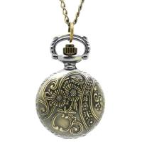 Reloj De Bolsillo Para Mujer Con Correa De Cuero Y Corona De Bronce Transparente Delicado Regalo De Moda Y Casual - details 4