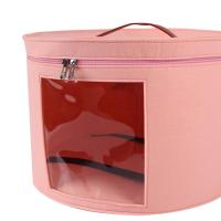 Caja De Sombreros Para Mujeres Y Hombres Con Tapa Antipolvo Portátil Organizador De Almacenamiento Para Sombreros Viaje Caja De Sombreros Para Sala De Estar Armario Oficina - details 4