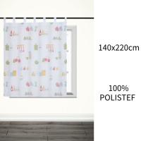 Cortina de cocina estampada de 140 x 140 cm, 140 x 180 cm y 140 x 220 cm - Panel de tela decorativo resistente al aceite - details 7