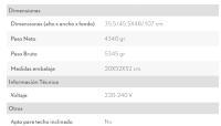Ventilador Dc Bandido 59w Blanco 4aspas 107d 5900lm 3500-4000-6500k Remoto Y Temporizador - details 1