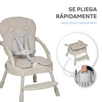 MS - Trona para bebe Belly convertible en alzador y en silla- 3 en 1- Trona plegable MS con asiento acolchado - details 3