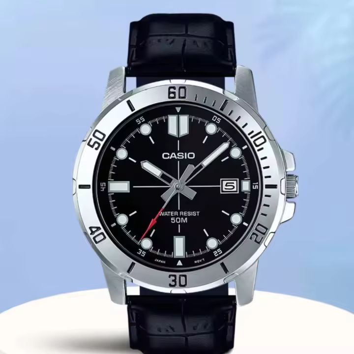 Reloj analogico caballero CASIO MTP-VD01L-1EV correa de piel - 1