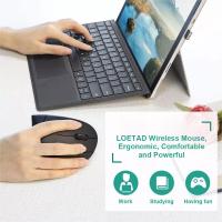 Ratón Vertical Ergonómico Inalámbrico 2.4GHz Óptico Con 3 DPI Ajustables 800/1200/1600 Y 6 Botones Para Laptop PC Computadora Desktop - details 9