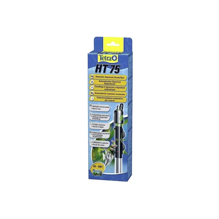 Calentador para Peces Tetratec HT 150 (Negro Cerámica) 25L Max - 1