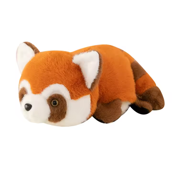 Muñeco De Peluche Panda Rojo Y Negro Reversible Suave Para Niños Y Bebés Regalo De Cumpleaños O Navidad Tema Animal De La Naturaleza - 1