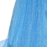 Vestido De Princesa Para Niñas Disfraz De Elsa Con Capa Ropa De Cosplay Para Fiestas De Carnaval Vestido Largo De Hielo Con Diamantes Estilo Europeo Y Americano Talla Verdadera Para Edad 4-6A-LINE Sin Aros - details 8
