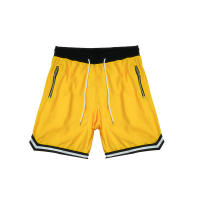 Shorts De Baloncesto Para Hombre Deporte Fitness Verano Malla Secado Rápido Pantalones Casuales Transpirables De Manga Corta - details 13