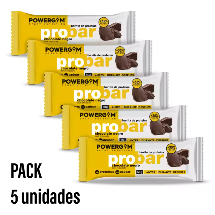 POWERGYM | PACK DE 5 - PROBAR 50 g  - BARRITA A TOPE DE PROTEÍNAS: EL SNACK PERFECTO - 1