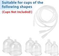 Accesorios De Máquina De Terapia De Vacío Tubo De Silicona Y-Tipo Para Elevación De Glúteos Transparente Para Masaje De Mama - details 1