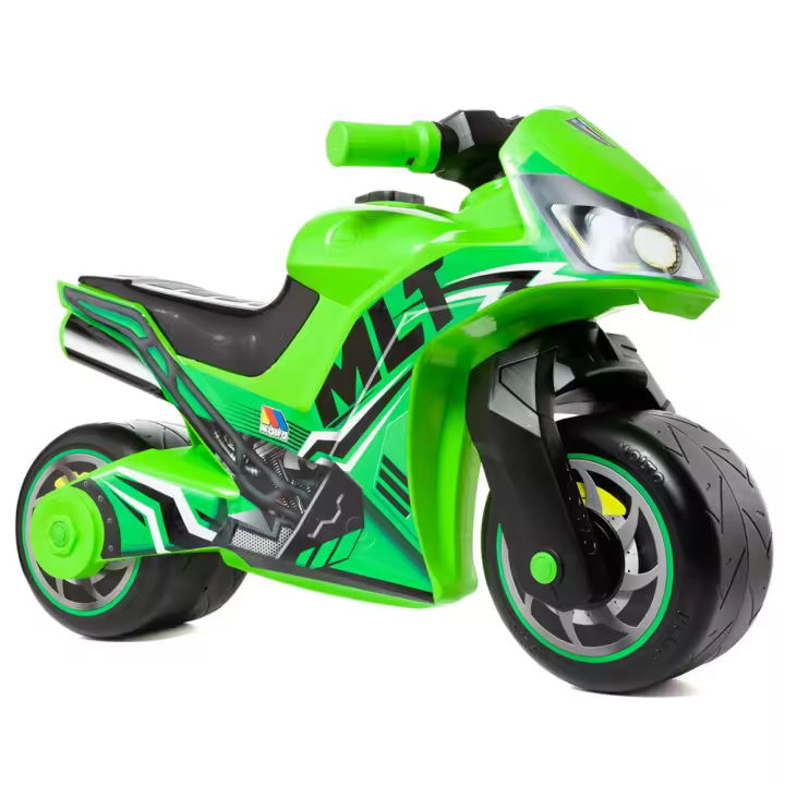 Correpasitos moto Premium verde.40,5x27,2x28,5 cm (Molto 24227) - 1