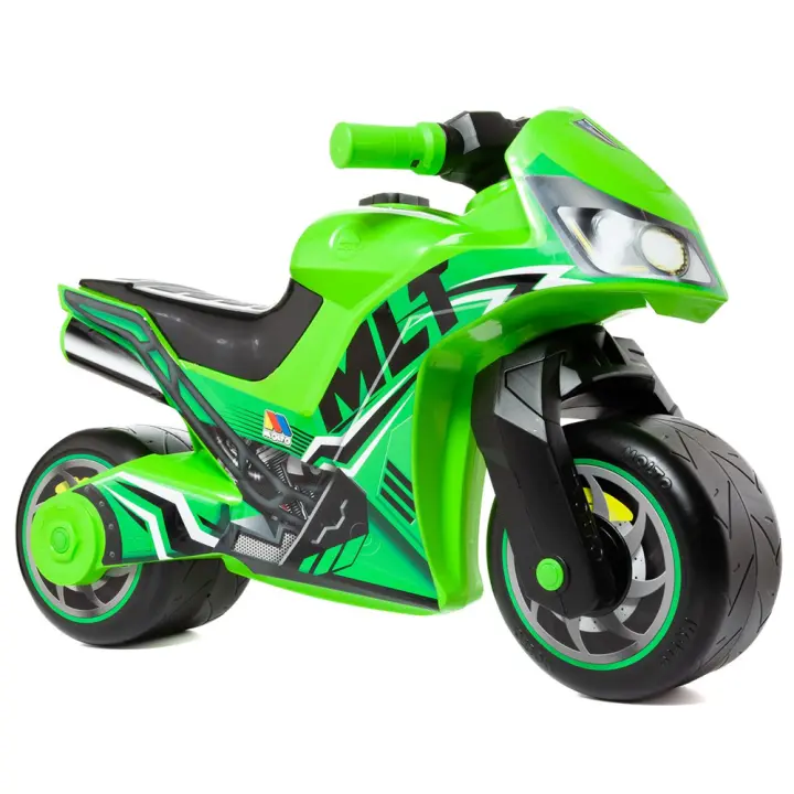Correpasitos moto Premium verde.40,5x27,2x28,5 cm (Molto 24227) - 1