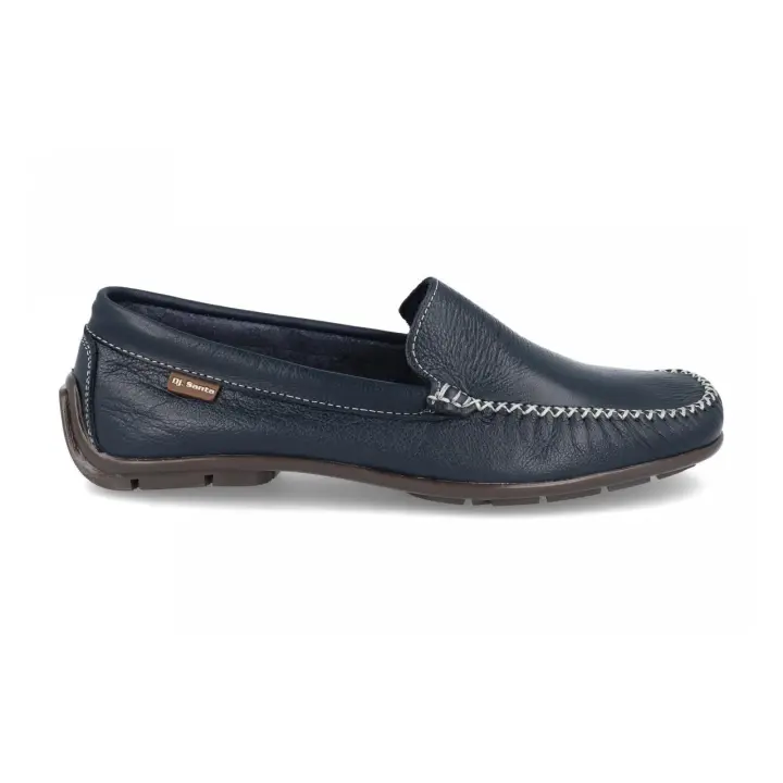 2001 - DJ SANTA ZAPATO CABALLERO PIEL   COLORES : NEGRO , MARINO , CUERO  CORTE EXTERIOR: PIEL  FORRO INTERIOR: PIEL   PLANTILLA: PIEL   ALTURA TACÓN / CUÑA : 1,5 CM.  PISO : SINTÉTICO - 1