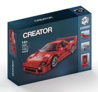 Coche De Deportes Clásico De Carreras 10248 F40 Compatible MOC-10567 Modelo De Bloques De Construcción DIY Para Niños 1158PCS - details 0
