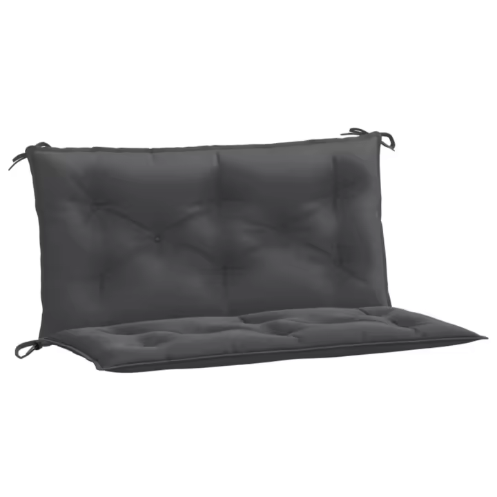 vidaXL Cojines banco jardín 2 uds tela 100x50x7 cm Color Antracita melange,  Gris claro melange,  Gris oscuro melange y mas Cojín Decorativo de Asiento Cojines de muebles de salon - 1
