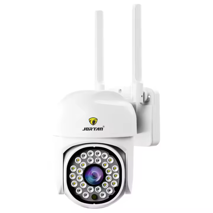 Cámara de vigilancia tipo domo, rotación PTZ, visión nocturna, luces, audio 2 vías y almacenamiento nube – Jortan Tech - 1
