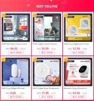 Sensor De Temperatura Y Humedad ZigBee MOES Tuya Para Hogar Inteligente Con Pantalla LED Compatible Con Google Assistant Y Hub Tuya - details 0