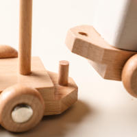 Juguete Educativo Montessori De Madera Para Bebés: Tren De Pilastras Para El Aprendizaje Temprano Y Fotografía Regalo De Cumpleaños Para Recién Nacidos - details 6