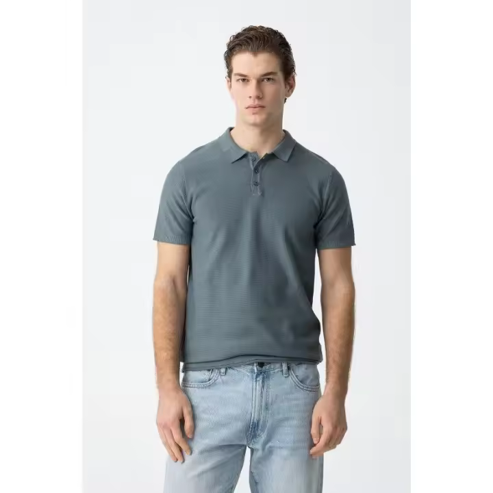 Hombre Marcas Polos Ropa Tiffosi Tiffosi hombre REBAJAS Y OUTLET REBAJAS Y OUTLET HOMBRE OUTLET Camisetas, polos y camisas  Polo de punto -Tiffosi- Lewis azul - 1