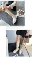 Botas Largas Para Mujer Con Forro Polar Zapatos De Caballero De Otoño E Invierno Européicos Y Americanos Talla 42 - details 21