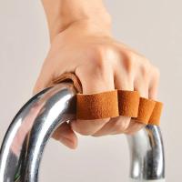 Guantes De Levantamiento De Peso De Cuero Protección De Mano Para Hombres Y Mujeres Gimnasia Ejercicios De Pesas Asistidas Agarraderas De Entrenamiento - details 2