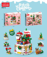 Juego De Construcción Toylinx 6 En 1 Serie Navideña Venta Al Por Mayor Y Por Piezas Blocs Creativos De Pueblito De Invierno DIY Regalo De Navidad Para Niños - details 5