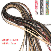 Nuevos Diffone 5 Colores 1&120cm Cuero Para Hacer Joyas Patrón De Pluma Hot Sell DIY Pulsera Armbandjes Maken Al Por Mayor - details 2