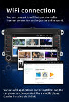 Adecuado para Volkswagen Reproductor multimedia de radio de coche Android de 7 pulgadas Universal Carplay Wifi Adecuado para Volkswagen Golf 5 6 Polo Passat B6 B7 CC Skoda Jetta - details 0
