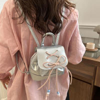 Mochila Casual Para Damas Con Lazo 2024 Nueva Versátil De Material PU Con Lining De Poliéster Bolsa De Hombro Para Mujer - details 11