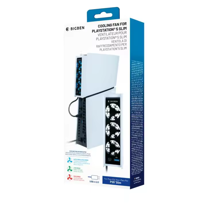 Bigben - Kit de Ventilación para PlayStation 5 Slim, Compatible con Consolas Digitales y de Disco - Nacon - 1
