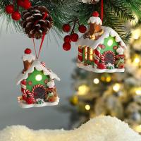 Lámpara De Navidad LED Colgante Con Tema De Papá Noél Y Galletas Regalo Para Decoración De Casa Y Árbol De Navidad - details 6
