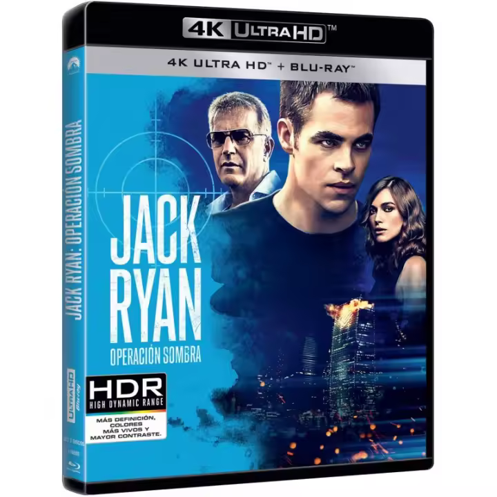 Jack Ryan Operación Sombra (4K UHD + BD) [Blu-ray] - 1