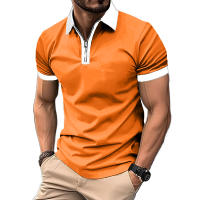 Camisa Polo De Verano Para Hombre Con Cierre Y Manga Corta Transpirable Y Ligera Estilo Casual Streetwear Top Para Jogger - details 7