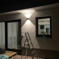 Lámpara De Pared LED 6W/12W Impermeable IP65 Para Exterior Y Interior Iluminación De Jardín Y Pasillo Decorativa Para Dormitorio Y Sala De Estar - details 6