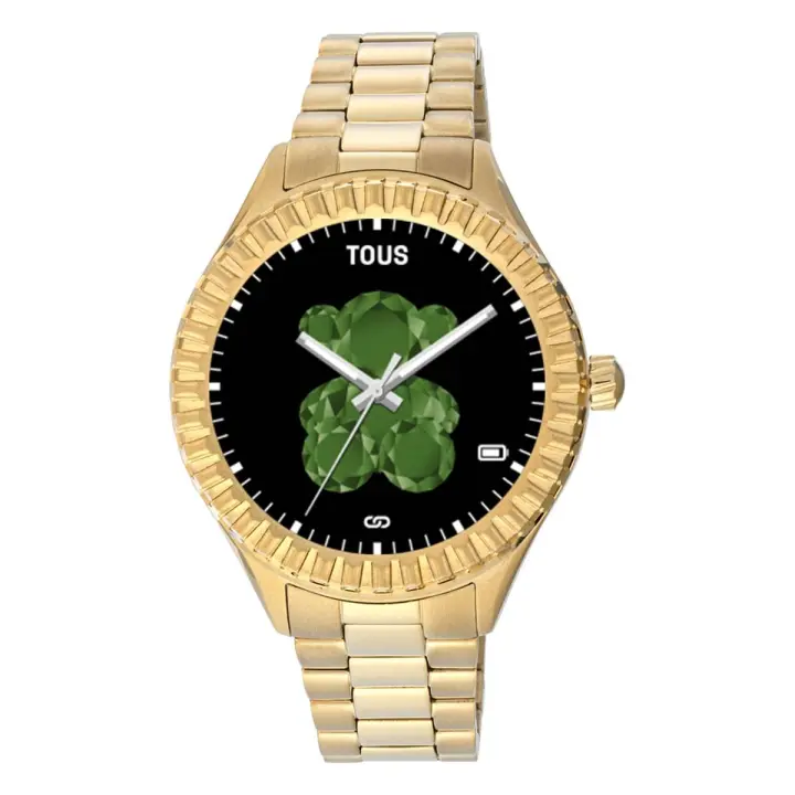 Reloj smartwatch Tous ORIGINAL modelo T-bear connect brazalete dorado con garantía y packaging oficiales de la firma - 1