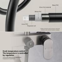 Ducha Termostática Acero Inoxidable - Cabezal Autolimpiante Alta Presión, Aluminio+ABS para Baño Hogar - details 7