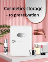 Mini refrigerador de 4L para maquillaje, 12 V/220 V, pequeño refrigerador para cosméticos y belleza, ideal para el hogar, la oficina y el cuidado de la piel - details 3