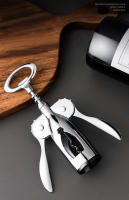 Abrepuertas De Acero Inoxidable Clásico Y Práctico Mueve La Mano Portátil Eliminador De Tacos De Vino Gadgets De Cocina - details 7